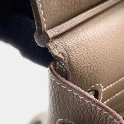 Hermes Birkin Etoupe Taurillon Clemence Size 35