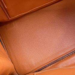 Hermes Birkin Orange Taurillon Clemence Size 35