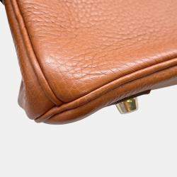 Hermes Birkin Orange Taurillon Clemence Size 35