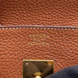 Hermes Birkin Orange Taurillon Clemence Size 35