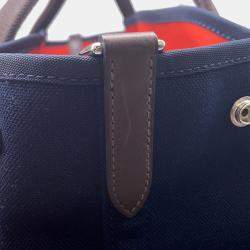 Hermes Sucked Pansage Groom Navy/Feu Canvas