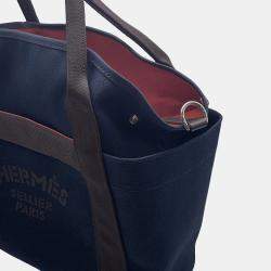 Hermes Sucked Pansage Groom Navy/Feu Canvas