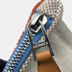 Hermes Neoban Mayon Maran Marine/Brique/Aqua Cotton Size Gm