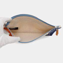 Hermes Neoban Mayon Maran Marine/Brique/Aqua Cotton Size Gm