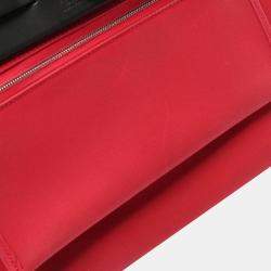 Hermes Airbag Zip PM Rose Extreme Handbag Toile Officier Vache Hunter Pink Black