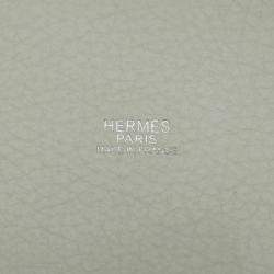 Hermes Picotin PM White Red Togo Bag 