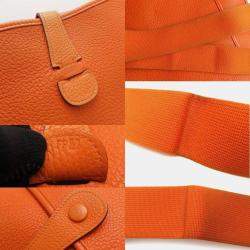 Hermes Evelyn 3 GM  Potiron Shoulder Bag