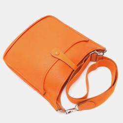 Hermes Evelyn 3 GM  Potiron Shoulder Bag