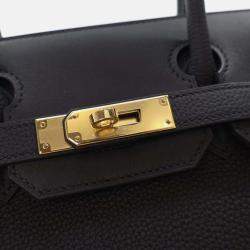 Hermes Birkin 30 Noir Togo Bag