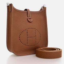 Hermes Evelyne TPM 16 Gold Clemence Bag