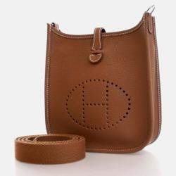 Hermes Evelyne TPM 16 Gold Clemence Bag