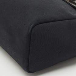 Pre Owned Hermes Black Canvas and Leather Herbag 31 Bag