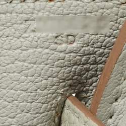 Hermes Pearl Grey Togo Leather Gold Finish Birkin 30 Bag