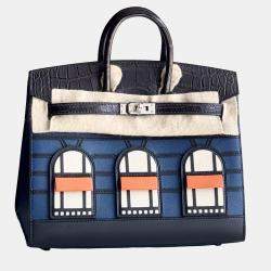 Hermes Birkin 20 Nuit & Bleu Nuit House Bag