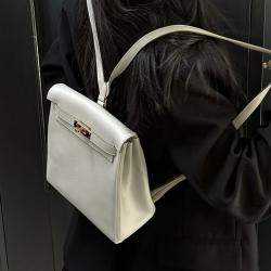 Hermes Ado Backpack Glacier White