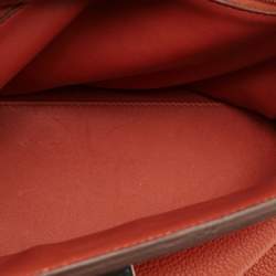 Hermes Terre Battue/Rose Confetti Togo and Swift Leather Palladium Finish 24/24 29 Bag