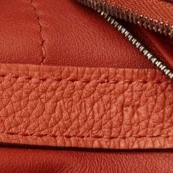 Hermes Terre Battue/Rose Confetti Togo and Swift Leather Palladium Finish 24/24 29 Bag