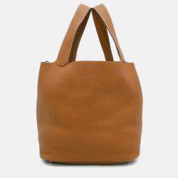Hermès Picotin Lock 26 Gold Taurillon Clemence Hand Bag