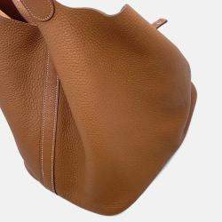 Hermès Picotin Lock 26 Gold Taurillon Clemence Hand Bag