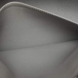 Hermes Griss Mouette Togo Leather Palladium Finish Birkin 30 Bag