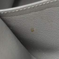 Hermes Griss Mouette Togo Leather Palladium Finish Birkin 30 Bag