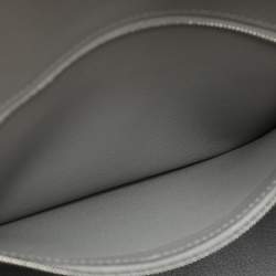 Hermes Griss Mouette Togo Leather Palladium Finish Birkin 30 Bag