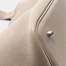 Hermes Picotin Lock Gray Brown D Taurillon Clemence Leather Bag