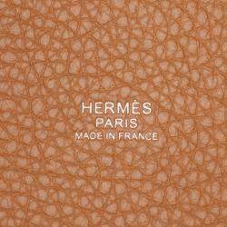 Hermes Picotin Gold B Taurillon Clemence Leather Bag