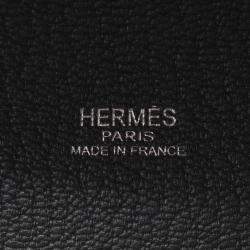 Pre Owned Hermes Sac En Vie Graphite Epsom Leather Shoulder Bag