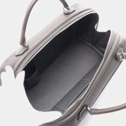 Pre Owned Hermes Sac En Vie Graphite Epsom Leather Shoulder Bag