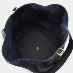 Hermes Picotin Lock Blue Nuit  B Taurillon Clemence Bag