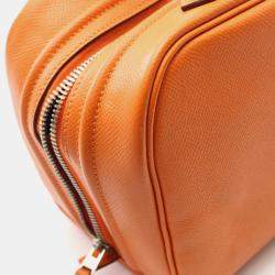 Hermes Sac Envie 26 Orange K Epsom Handbag 
