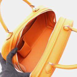 Hermes Sac Envie 26 Orange K Epsom Handbag 