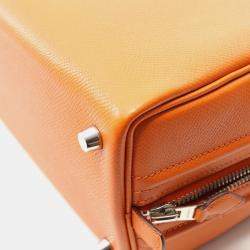 Hermes Sac Envie 26 Orange K Epsom Handbag 
