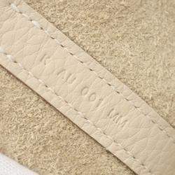 Hermes Picotin Lock White Cle K Clemence Leather  Handbag 