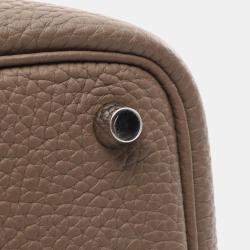 Hermes Picotin Lock Etoupe Y  Taurillon Clemence Bag