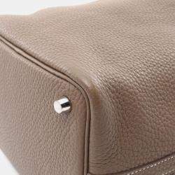 Hermes Picotin Lock Etoupe Y  Taurillon Clemence Bag