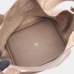 Hermes Picotin Etoupe Z Taurillon Clemence Leather Bag
