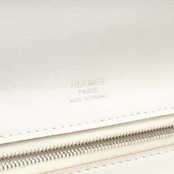Hermes 24/24 Van Quatre 29 White Togo Swift Leather 2Way Handbag  