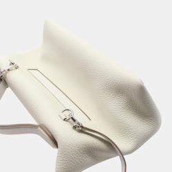 Hermes 24/24 Van Quatre 29 White Togo Swift Leather 2Way Handbag  