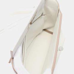 Hermes 24/24 Van Quatre 29 White Togo Swift Leather 2Way Handbag  