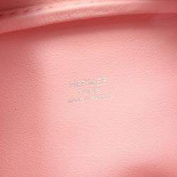 Hermes  Plum 20 Rose Sakura T Swift Leather Handbag  