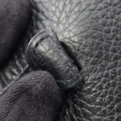 Pre Owned Hermes Evelyne TPM 16 Black Taurillon Clemence Leather Shoulder Bag