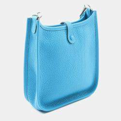 Hermes Evelyne TPM Amazon Blue Frida Y Taurillon Clemence Bag