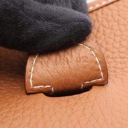 Hermes Evelyne 3 PM Gold W Taurillon Clemence Bag 
