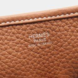 Hermes Evelyne 3 PM Gold W Taurillon Clemence Bag 
