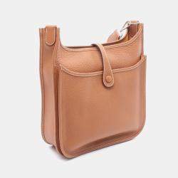 Hermes Evelyne 3 PM Gold W Taurillon Clemence Bag 