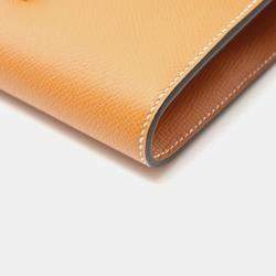 Hermes Constance Long To Go Toffee Brown  W Epsom Leather  Shoulder Bag