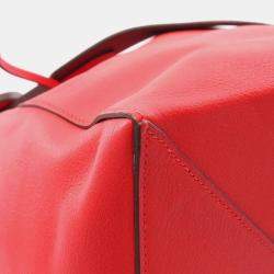 Pre Owned Hermes Licol 17 Rouge Tomate Evercolor Leather Shoulder Bag