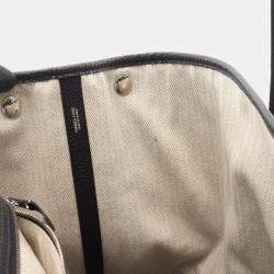 Pre Owned Hermes Garden Party 36 Black Negonda Leather Tote Bag